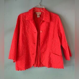 GW Jeans Co. eyelet jacket size M